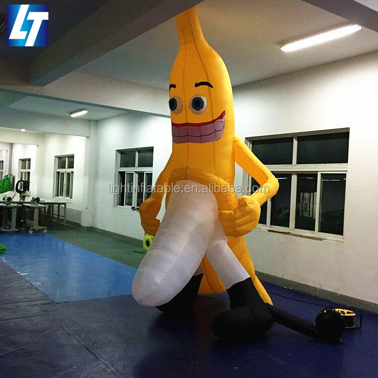 Source Banana gonfiabile illuminata gigante di alta qualità per pubblicità  o decorazione on m.alibaba.com