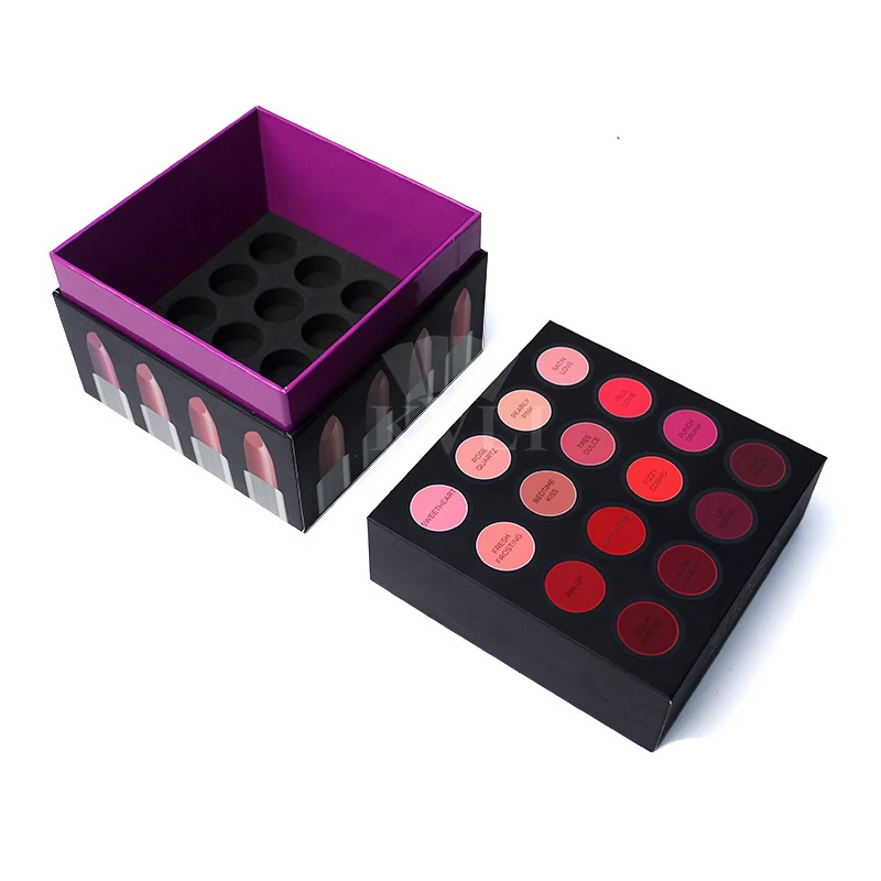Custom Size/logo Paper Luxury Cosmetic Lipstick Lip Balm Gift Box Set ...