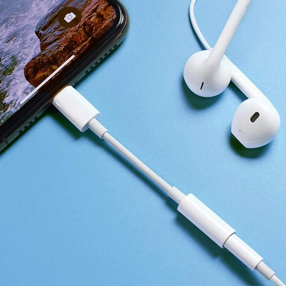 Адаптер для наушников с разъемом 3,5 мм для Iphone 12 11 Pro X Xs Max XR 7 8 Plus