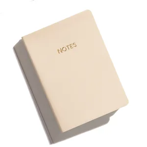 Wholesale Promotional Business Gift Customizable A6 Notebook with PU Leather Cover Soft Diary for Meeting Minutes for School Use