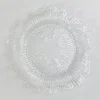 clear charger plate