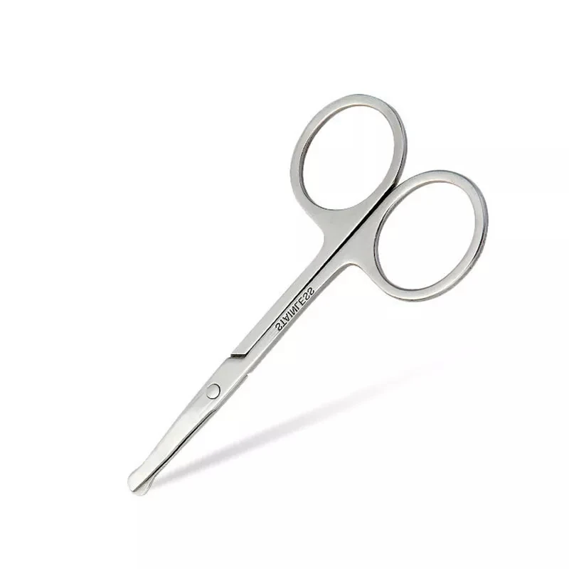 product hot selling pink handle eyebrow trimming scissors stainless steel eyebrow scissors-6