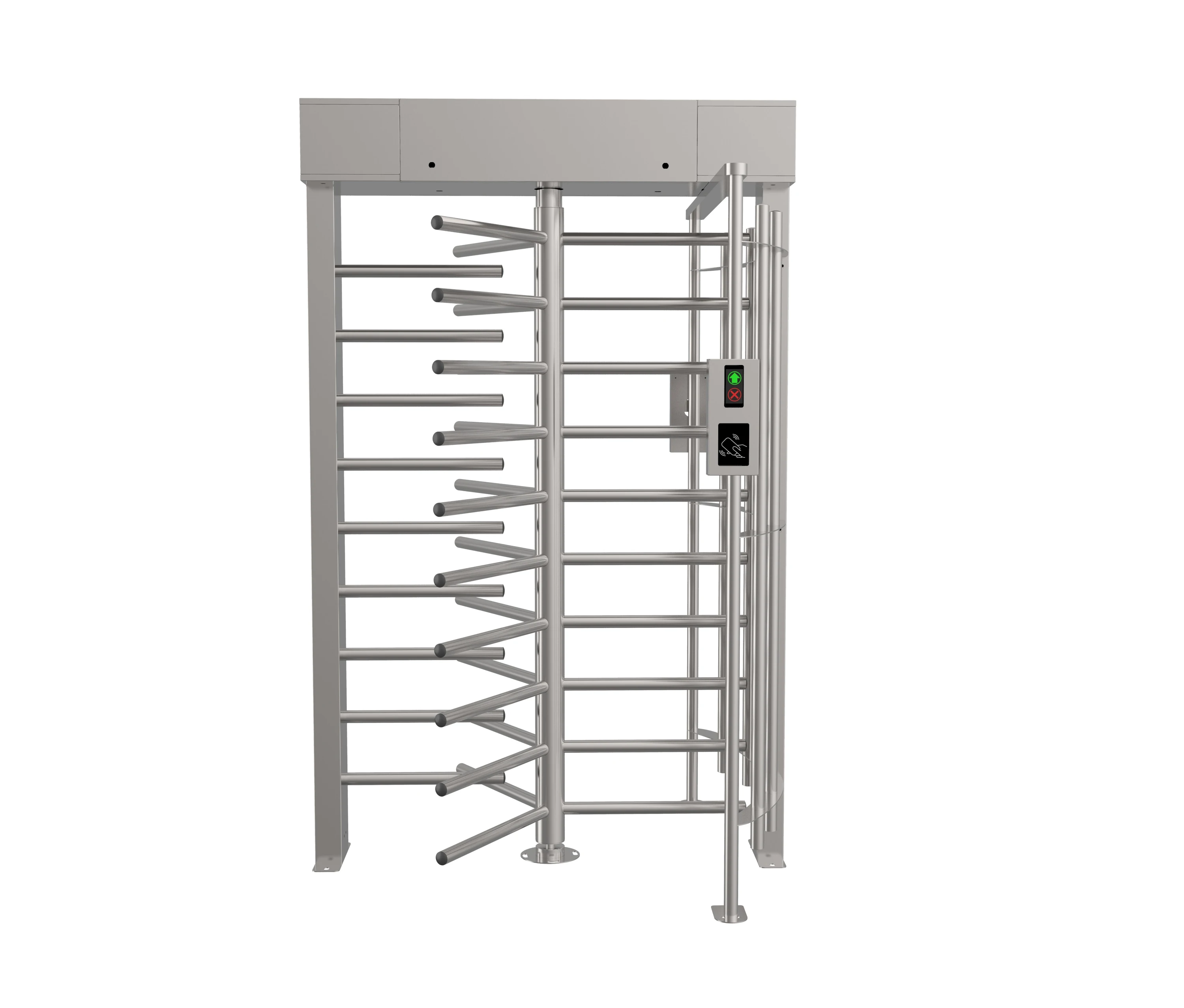 High Security 120 Degree Semi-automatic Full Height Sliding Turnstile  Access Control System