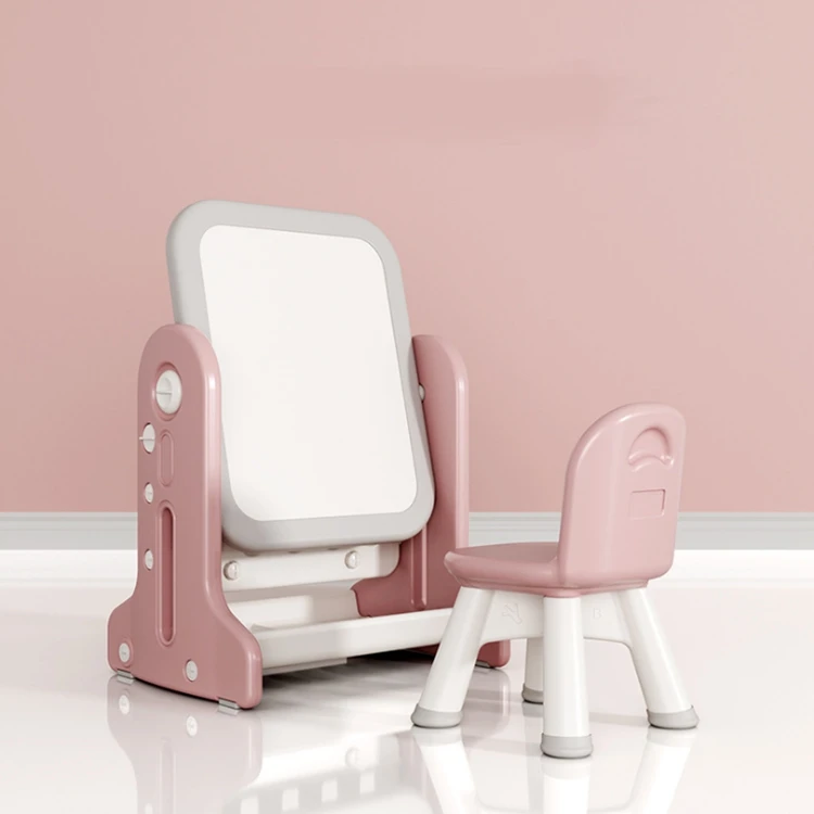 Сборная домашняя мебель для малышей пластиковый детский стол и мольберт настольные столы детский стол для чтения пластиковый детский стол и