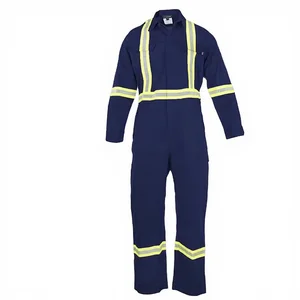 NFPA 2112 EN 11612 Fireproof Industrial Uniform Workwear Overall Welding Electrician Mining Construction Oil Gas FR Coverall