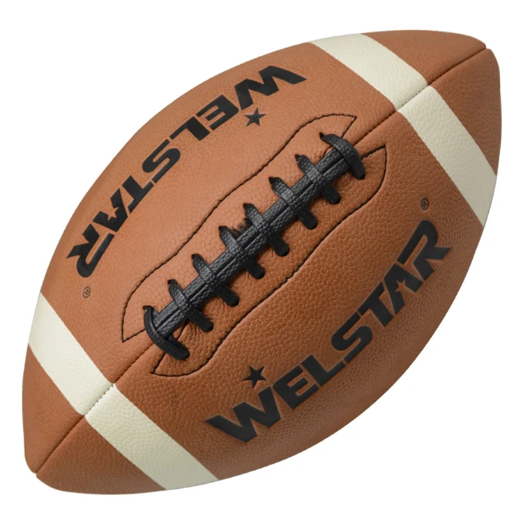 Rubber Sports Ball, Football, Official NFL, No. 9 Size, Brown