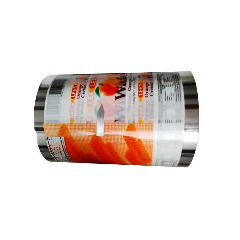 Factory Price Custom Metallized Bopp/cpp Chocolate Wrapper Cookies Biscuit Food Plastic Rolls Film