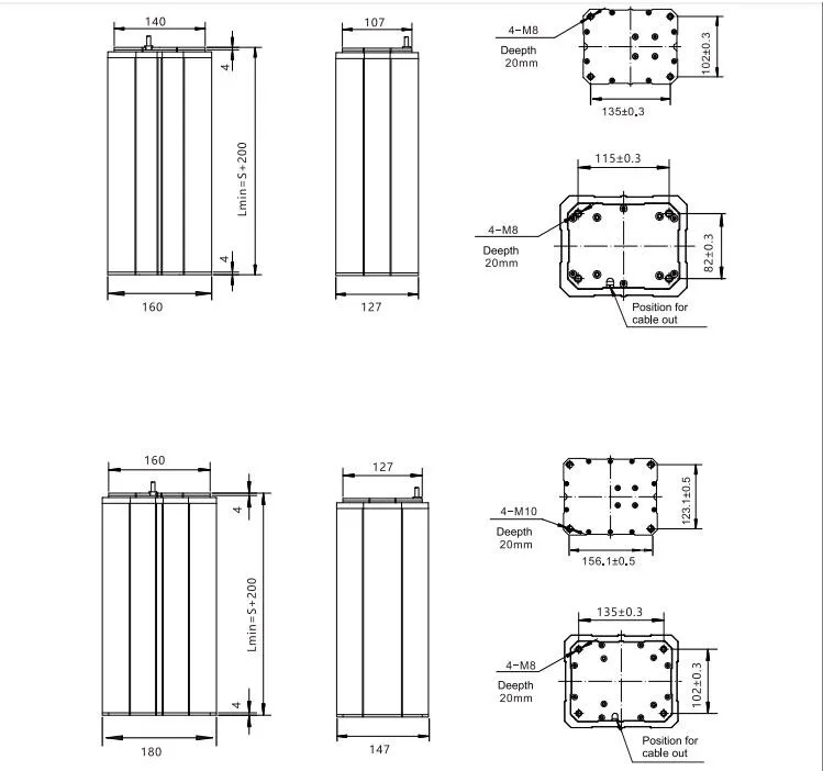 6000n Telescopic Linear Actuator Synchronized Electric Lifting Column ...