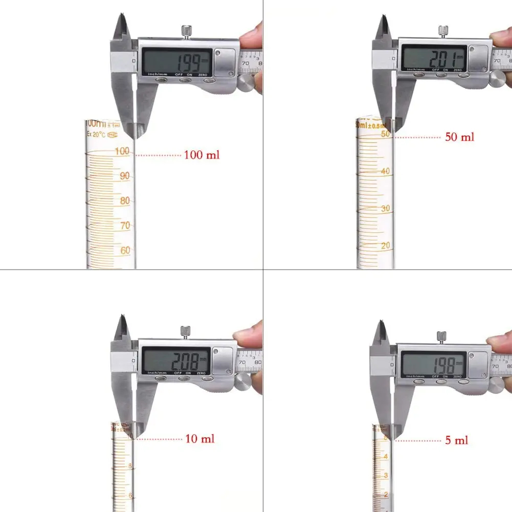 Rongtai  Lab Glassware Large Glass Function of Measuring Cylinder
