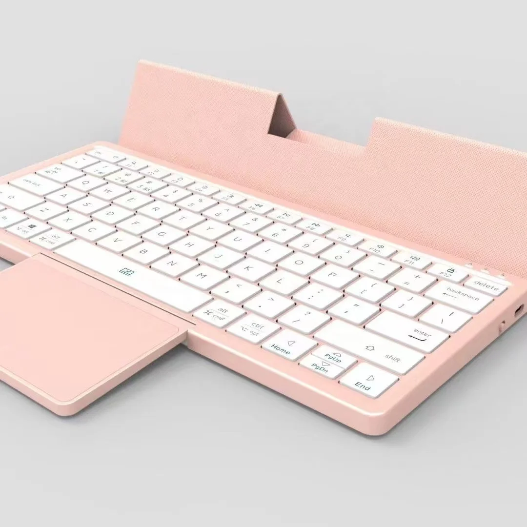 High Quality Customization 78Keys 3 BT Channels Portable Fashion Blue Tooth Wireless Keyboard for Multi System Ipad Tablet Pc