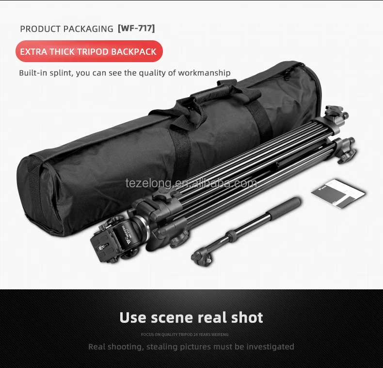 Wf717 Weifeng Tripod Zoom Dv Camcorder Remote Control Handle Camera