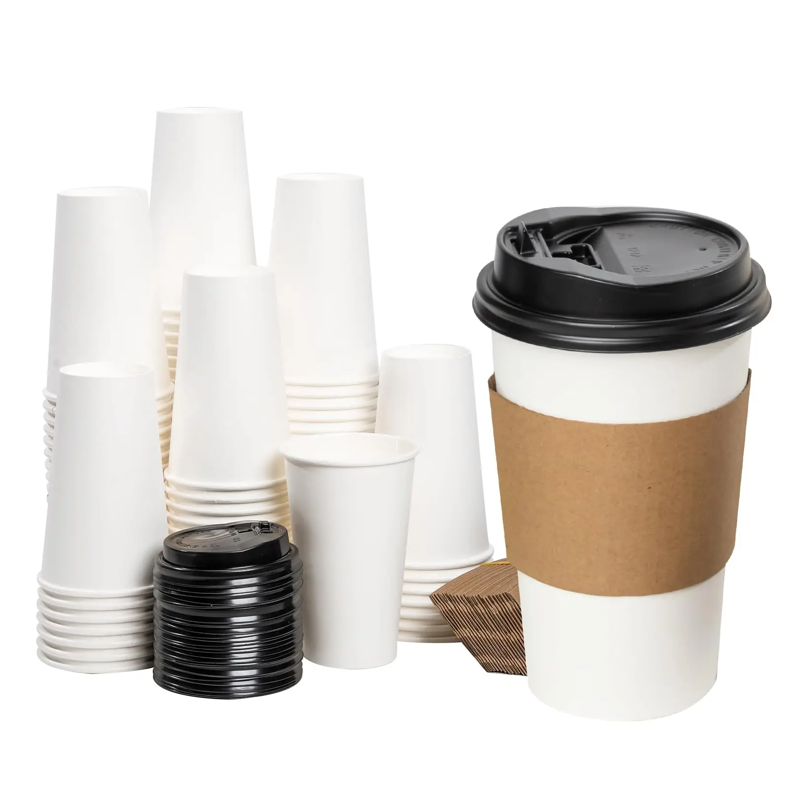 Disposable Hot Drink Takeout Milktea Single Wall Double Wall Paper Cup ...