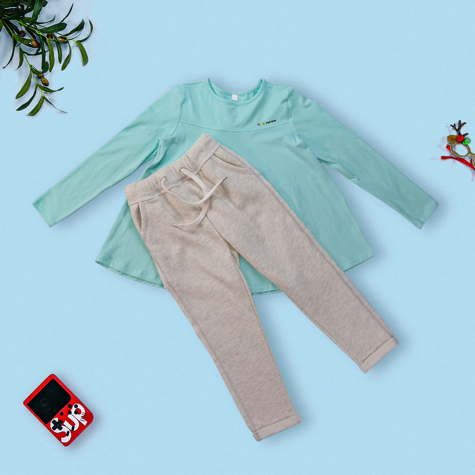 Kids Girl Pajamas Set Baby 1-6 Years Sleeping Clothes Kids Home Wear Children Pajamas Cotton Two Piece Pajama Set for Kids