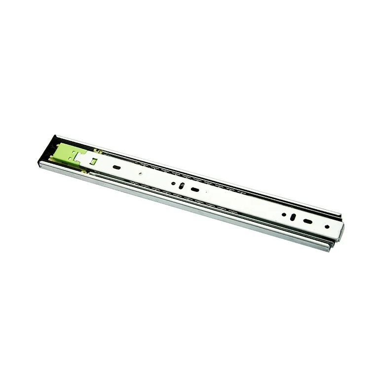 push open full extension kitchen drawer rail system telescopic channel ball bearing heavy duty push to open drawer slide