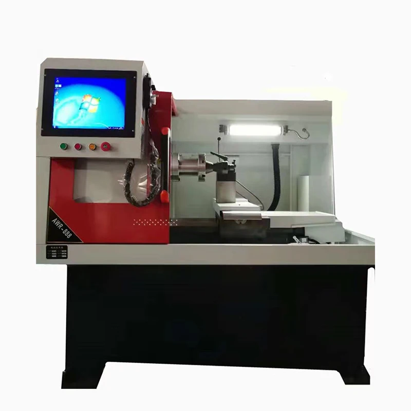 Автомобильный токарный станок, режущий станок для ободка, восстановление ободков, ЧПУ машина для ремонта и выпрямления колес, полировальный станок для ободов