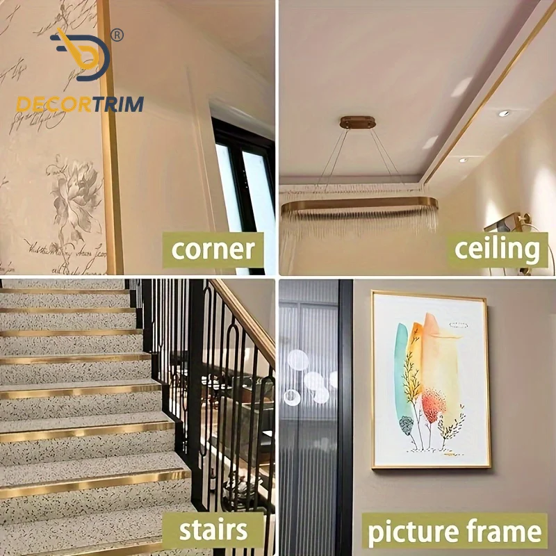 Prolink Metal Anti-collision External Corner  Line Aluminum Alloy Ceramic Tile Wall Corner Guard Closing Protection Strip