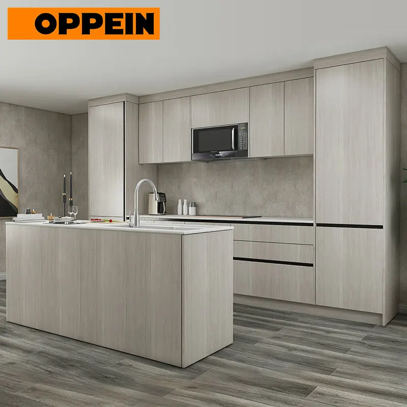 Modern Furniture Design Wood Kitchen Cabinets Set Made in China