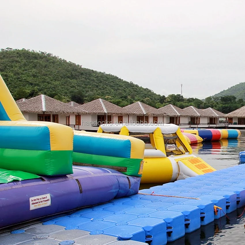 Strong Durable HDPE Modular Floating House Floating Bungalows Foundation Unit Dock Block