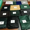 green, black, beige