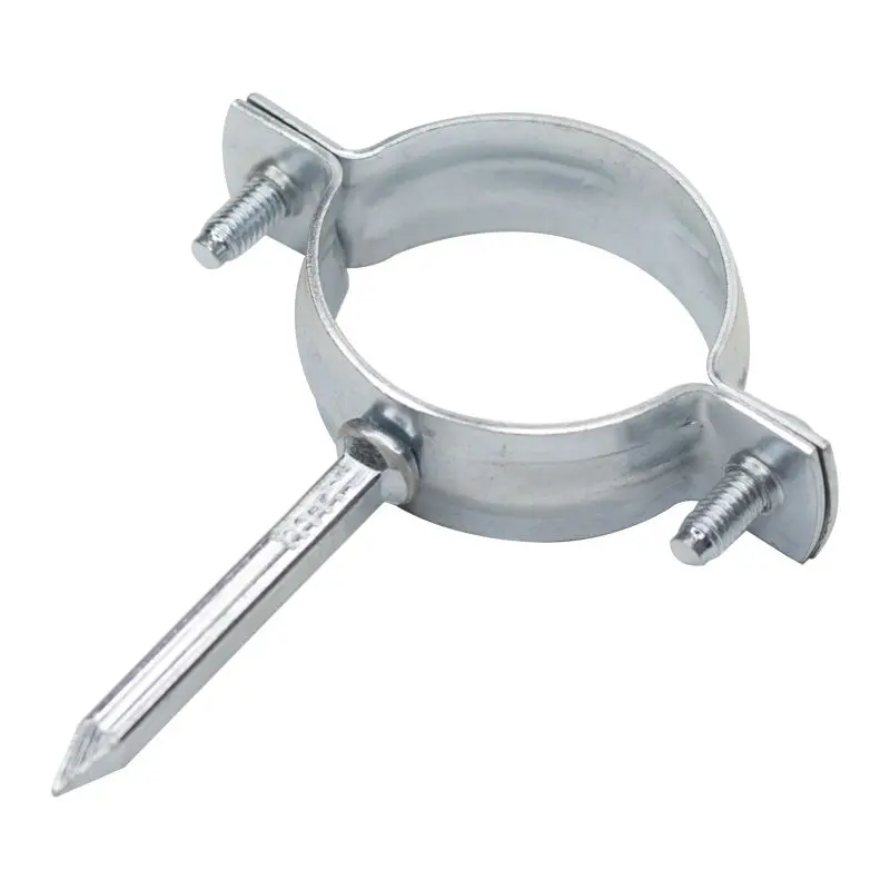 Pipe Clamps with Rubber and with Nail M6X70