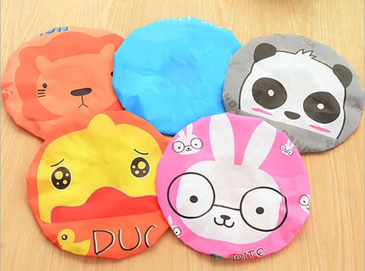 Неодноразовая Удобная шапочка для душа предотвращает намокание волос в душе многоразовая шапочка для ванны в отеле