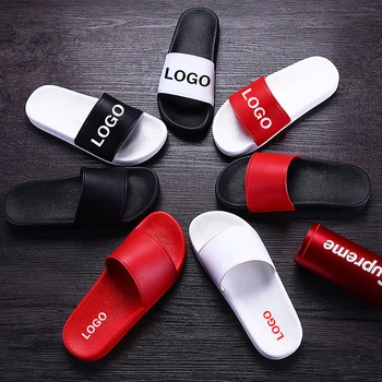 Designer Beach Hotel Custom Slides 3d Logo Print Summer Outdoor Pvc ...