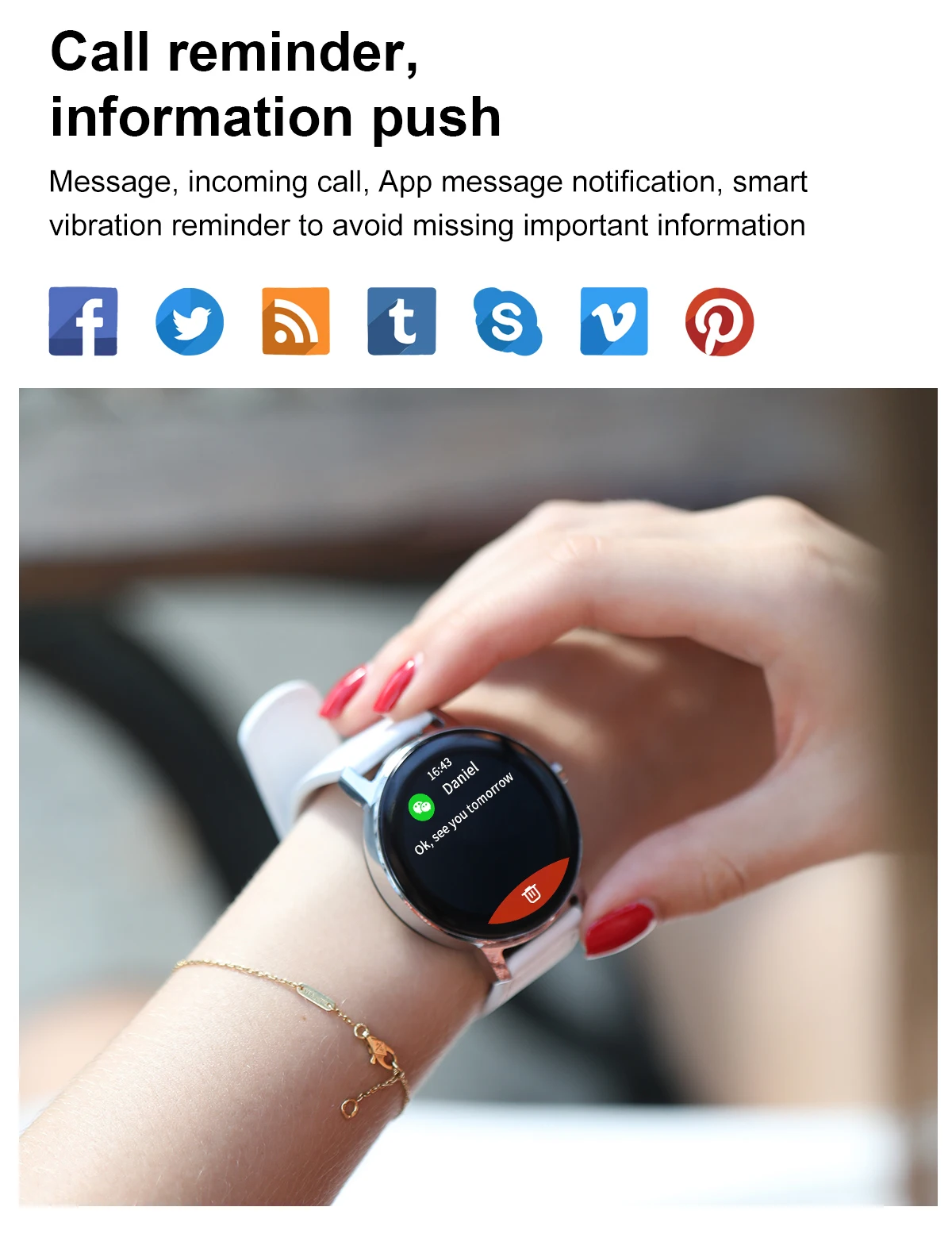 smartwatch w8 oriflame