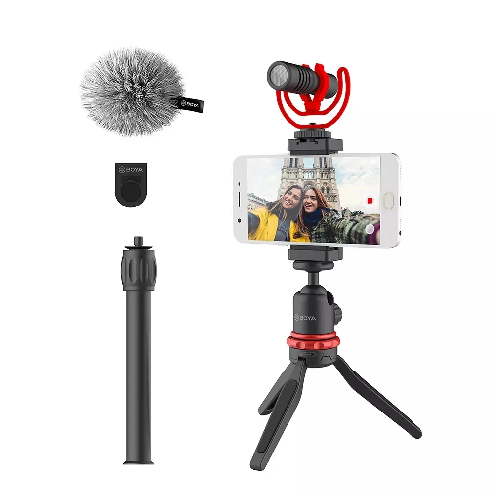 Universal Small Lightweight Machine Top Cardioid Capacitance Microphone Portable Mobile Phone Camera Video Mic Microphone