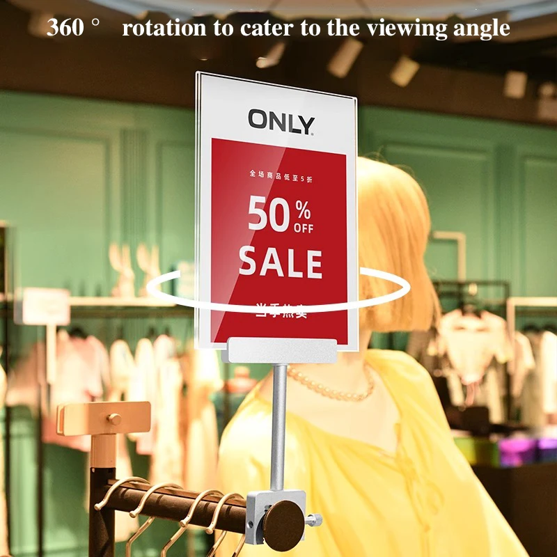 Sviao/aliexpress Clothing Store Promotion Metal Display Stand
