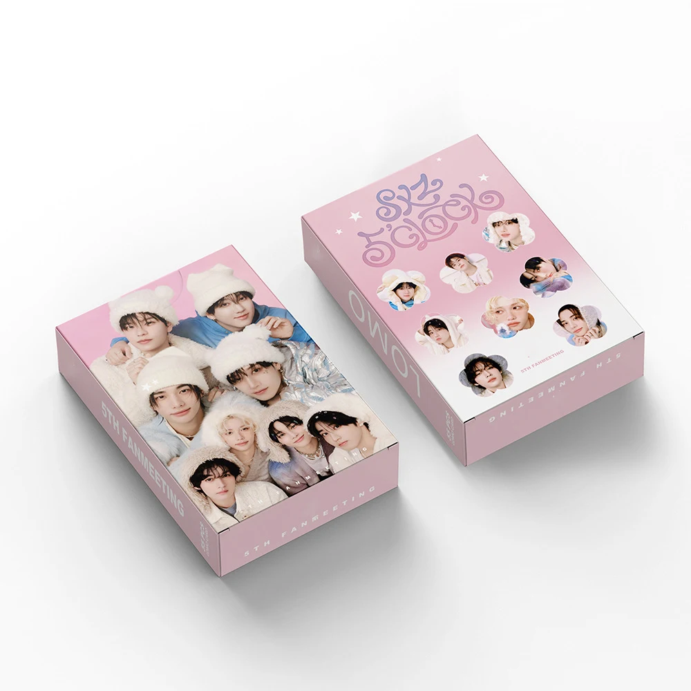 55pcs/set KPOP Straykids over the Rain 5th Fanmeeting Lomo Cards