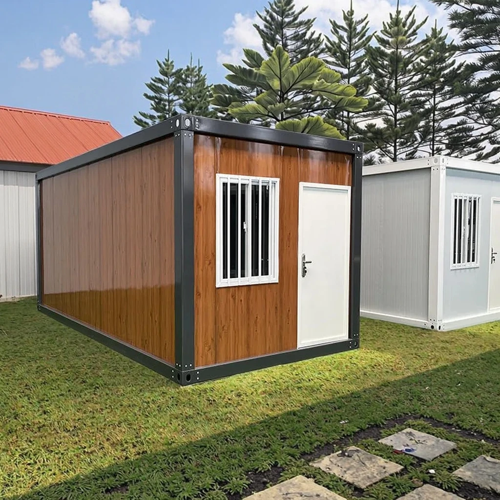 20ft 40ft Casas Modulares Detachable China Prefab Garage Storage Container Store Shop Farm House