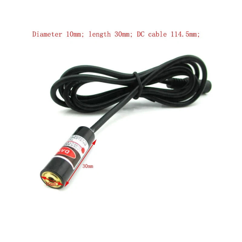 New Adjustable Focus Red Aluminum Pointer Laser Head Wavelength 650nm for CO2 Laser Engraving and Cutting Machine