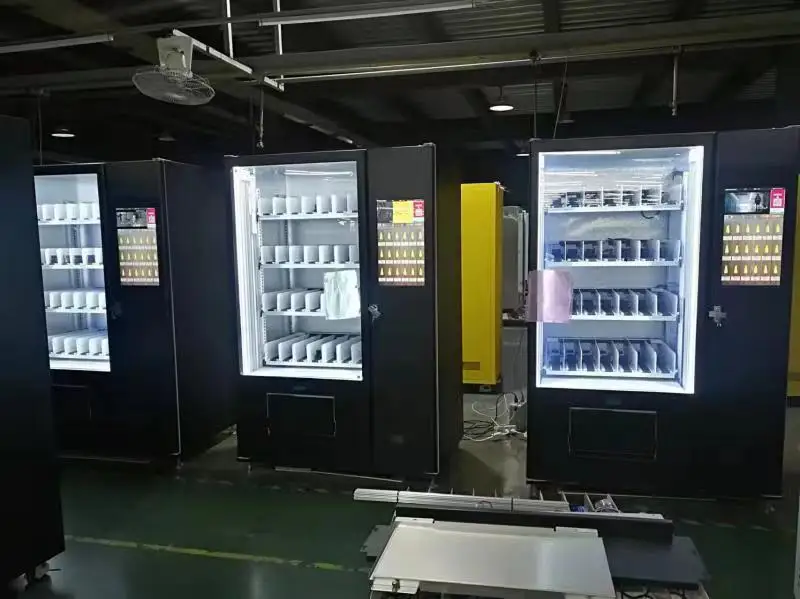 Red Wine Whiskey Vending Machine Beer Wine Bottle Vending Machine with Age Verification Mini Bar Machine for Wine and Red Bull