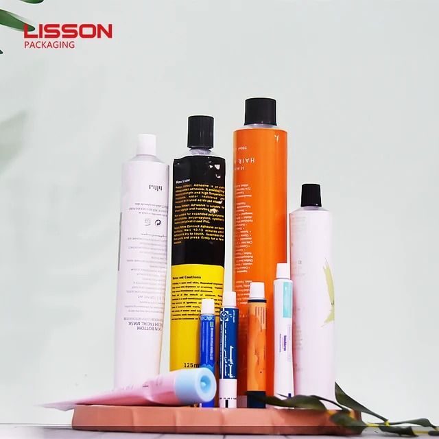 Eco Friendly Custom Metal Aluminum Tube Cosmetic Hand Cream Gel Toothpaste Aluminum Tube with Aluminium Cap