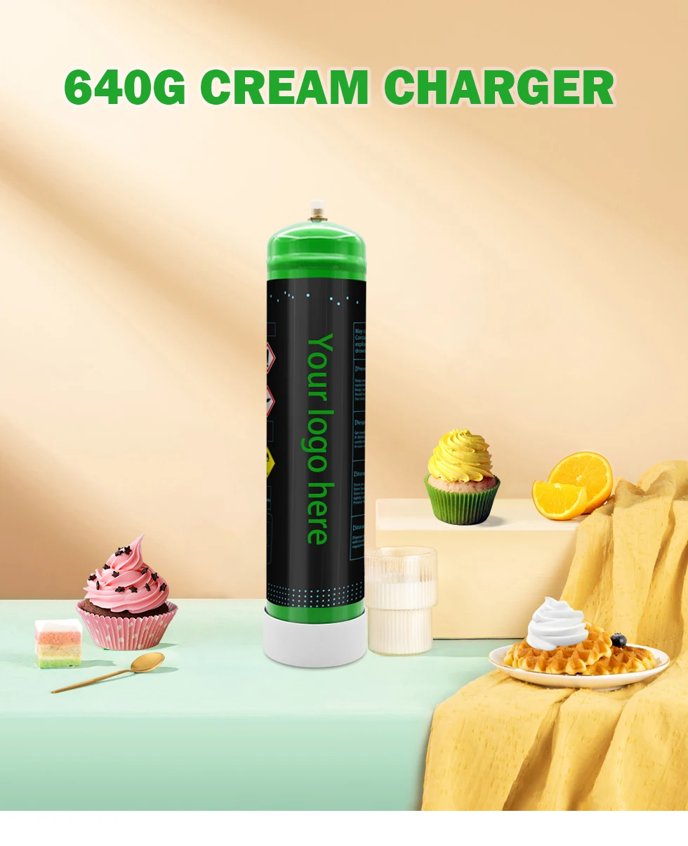 Cream Charger Whipped S 3-Pack - 640g N2O Cartridges For Cream