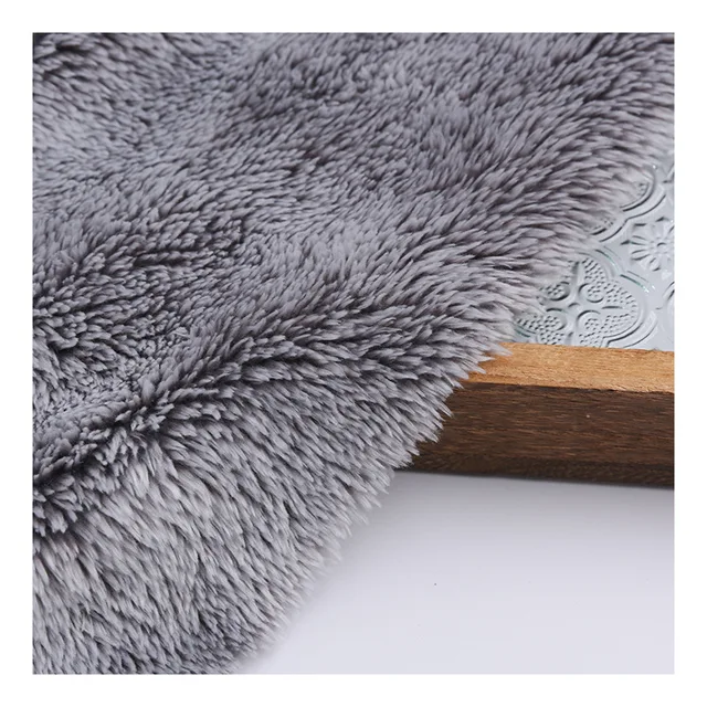 Single-Double Sided Arctic Velvet Fabric Winter Bedding Blankets Pajamas Made of Plush Knitted Polyester Stock Throws