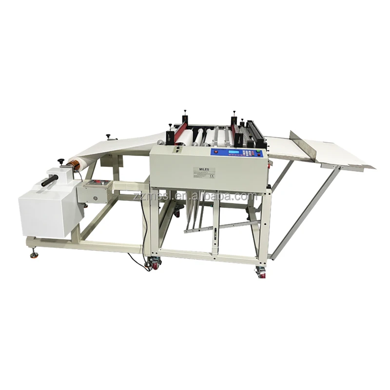Hot Sale Garment Fabric Roll to Sheet Slitter Cutter Machines Non-woven Cutting Machine for Factory