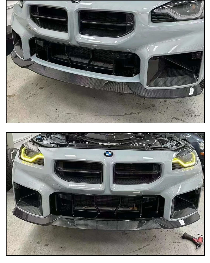 Dry Carbon Fiber R44 Style G87 M2 Front Lip For Bmw G87 M2 Coupe Front ...