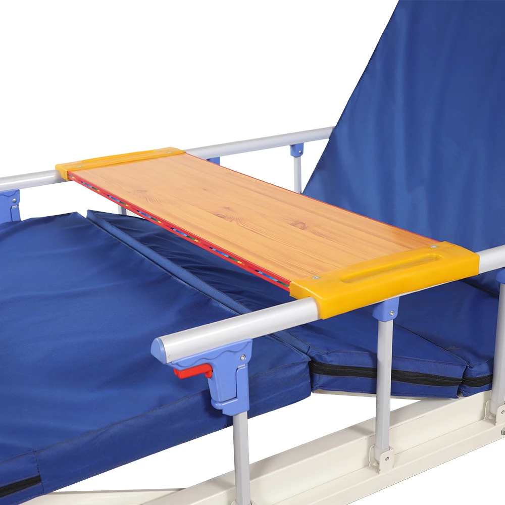Stainless Steel Modern Hanging Rail Double Shake Bed-Semi-Enclosed Child Guard Manual Nursing Equipment Hospital School Hotel 4