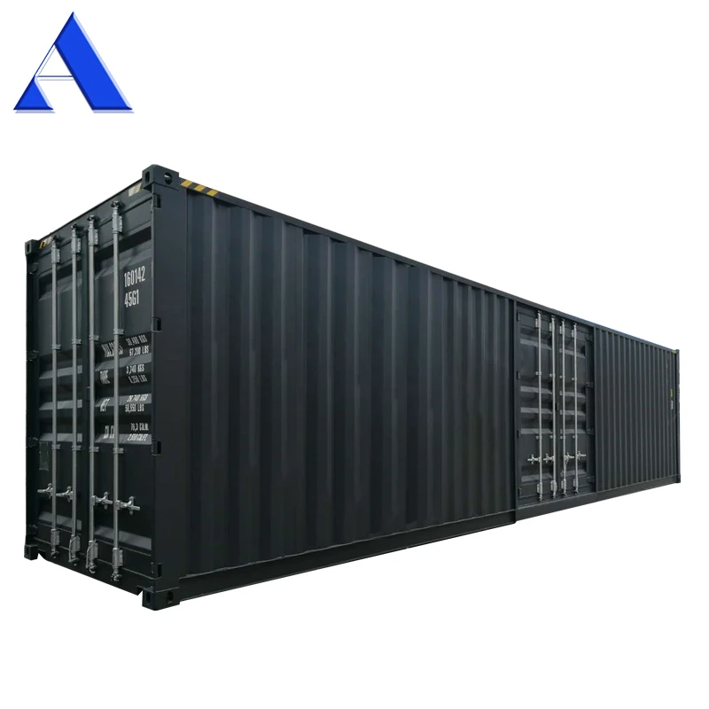 CSC Certificated 40ft One Side Door Opening Dry Shipping Container 40 40 Foot HC or GP Steel Material CSC Certified