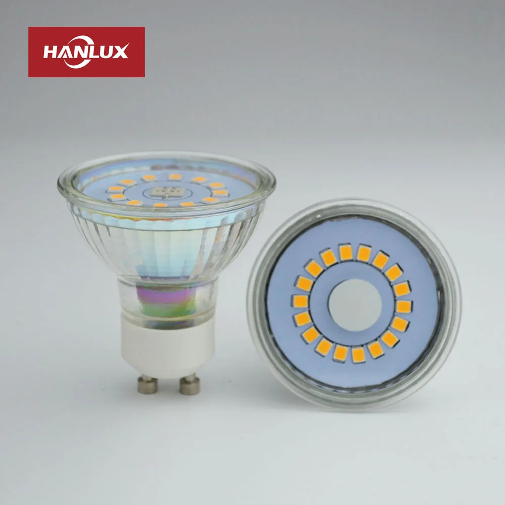 Hanlux Gu10 80mm Light Diffuser Gu10 Led Bulb Lampadine Led Gu10 5w 7w 9w Dicroicos Wifi Gu10 Homekit Ningbo Factory
