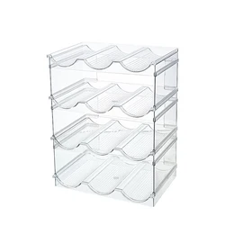 Stapelbarer Wasserflaschen-Organizer – Transparent, Für Große Becher Wie Stanley