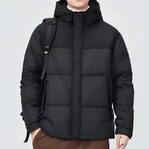 Custom High-quality Men's Down Jacket, Lightweight Thick  Collar Jacket, Warm, Waterproof