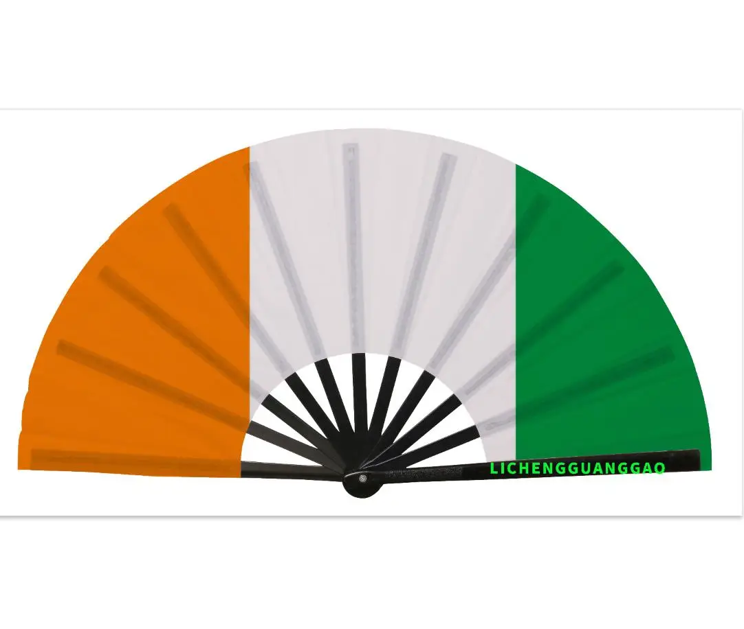 Iraq 2026 Soccer Tournament Flag Fan Folding Hand Fans Rave Fan Clacking Fans For Line Dancing Outdoor,Wedding,Party,Decoration_voghion.com
