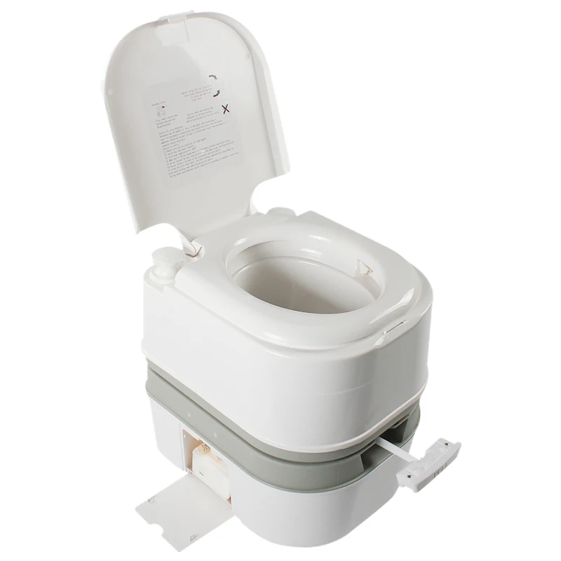 Caravan Accessories 20L Portable Camping Plastic RV Water Inlet Shower Toilet Combo for Boat Trailer Bathroom