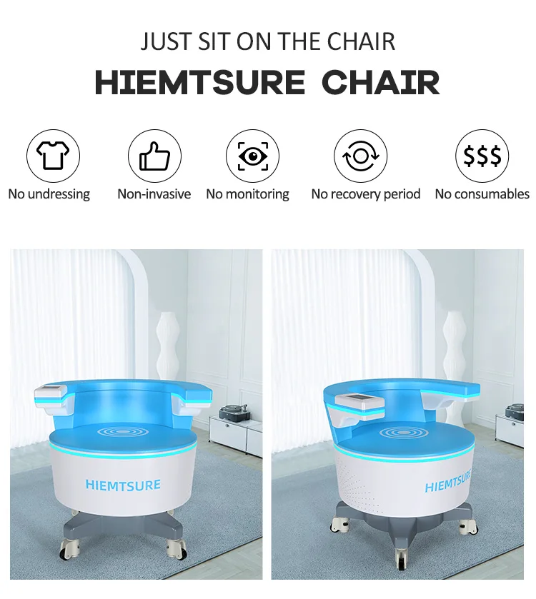 Non Invasive Portable EMS Pelvic Health Pelvic Floor Muscle Chair for Postpartum Repair