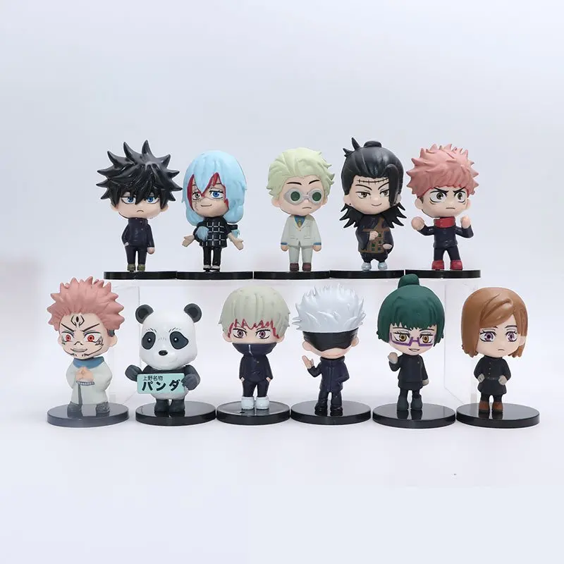 Wholesale 11pcs/set Japan Anime Cute Gojo Satoru Figurines