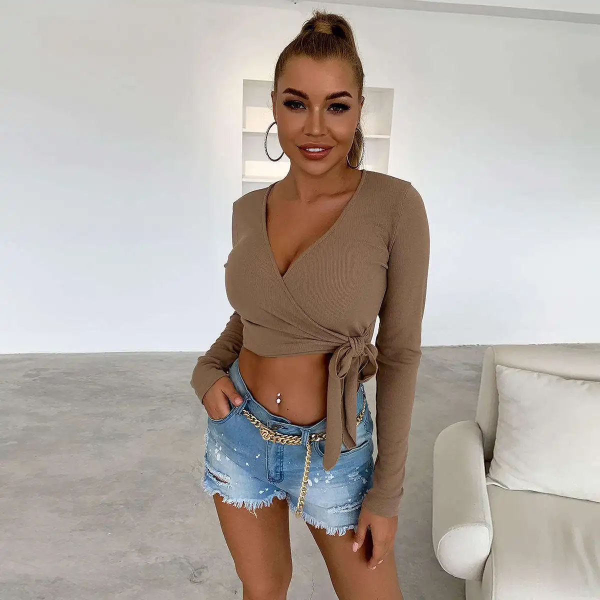 Самая экономная Новая Женская Смешанная стильная модная одежда в случайном