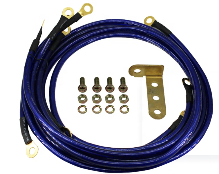 Car Earth Cable Car Ground Wire Kit Universal 5point Auto Earth Cable System Cca Material Buy