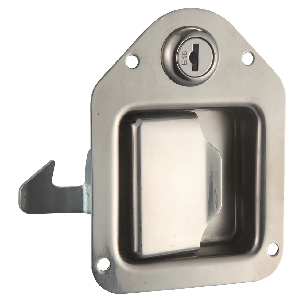 Toolbox Rv Handle Latch Stainless Steel Tool Box Latch Paddle Lock for Trailer Door Rv Camper Truck Lock details